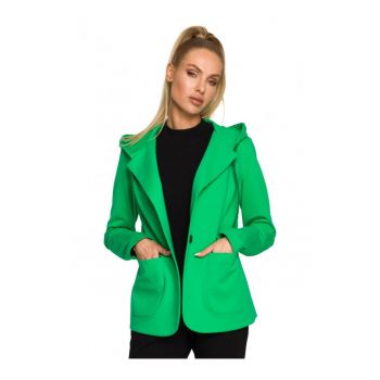 Jacheta dama -  Bumbac/Elastan - Verde