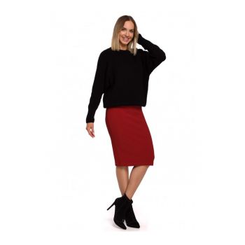 Pulover clasic  Acril - Poliamida - Negru