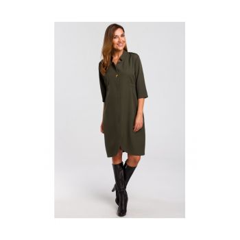 Rochie blazer -  Poliester / Elastan - Negru