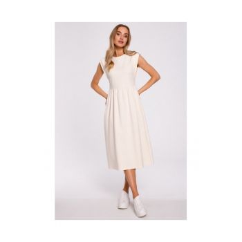 Rochie -  Bumbac/Elastan - Alb