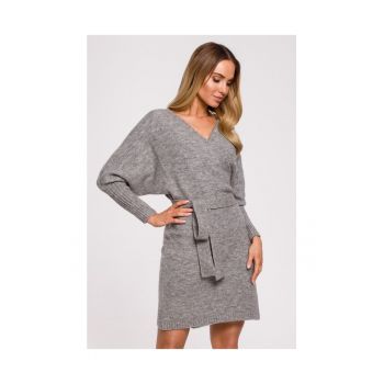 Rochie dama -  Poliester/Lana - Gri