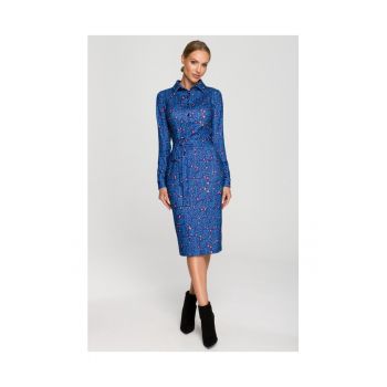 Rochie de dama  Cu maneca - Poliester - Elastan - Multicolor2