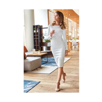 Rochie creion mulata  -  Poliester/Bumbac