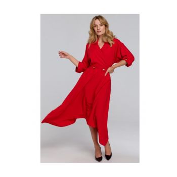 Rochie cu nasturi decorativi -  Poliester