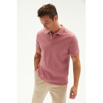 Tricou polo din bumbac pique