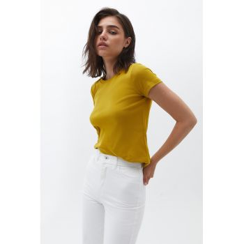 Tricou uni de bumbac