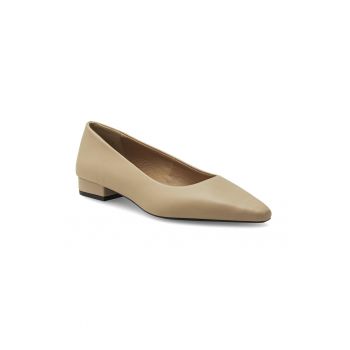 Balerini dama -  351450 - Piele naturala - Bej