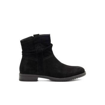 Botine dama -  590486291796236 - Piele naturala - Negru