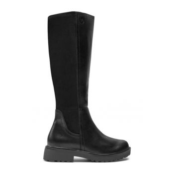 Cizme 9-25604-43 Negru -  Piele lacuita