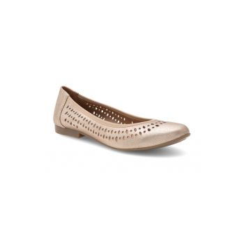 Balerini dama -  370277 - Piele naturala - Auriu