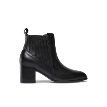 Botine dama -  590486210878036 - Piele naturala - Negru