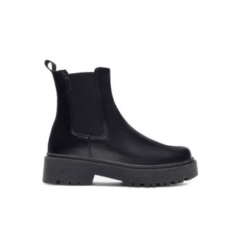 Botine dama -  590486292511036 - Piele naturala - Negru