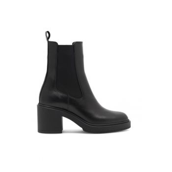 Botine dama -  590558810643238 - Piele naturala - Negru