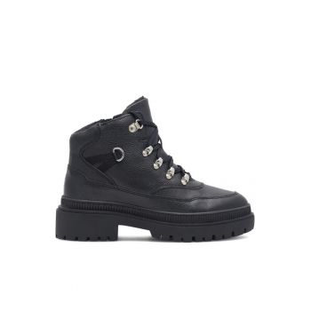 Botine dama -  590558812501340 - Piele naturala - Negru