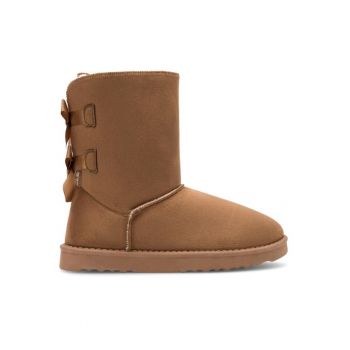 Botine dama -  590558812725337 - Piele ecologica - Maro