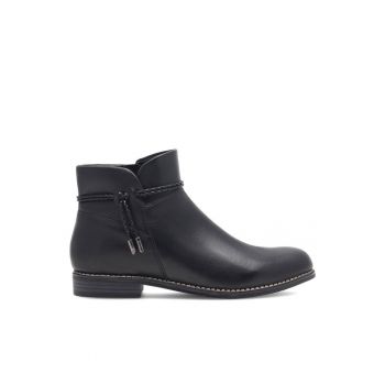 Botine dama -  590558816962838 - Piele naturala - Negru