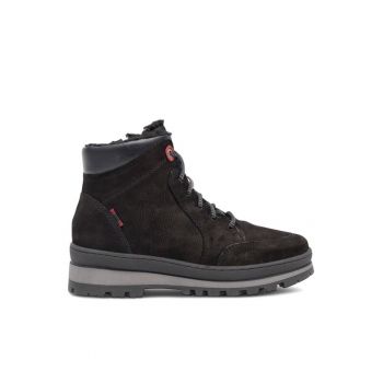 Botine dama -  590558817324337 - Piele naturala - Negru