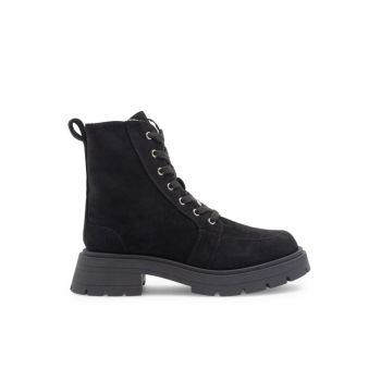 Botine dama -  590558818841436 - Piele ecologica - Negru