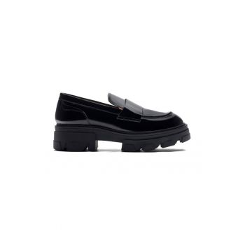 Mocasini dama -  590559 - Piele lacuita - Negru
