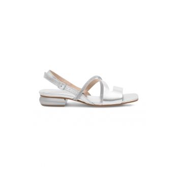 Sandale dama -  590559 - Piele naturala - Argintiu -