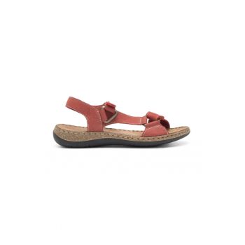 Sandale dama -  590559 - Piele naturala - Rosu - de firma originale