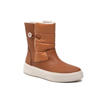 Botine dama -  209928716 - Piele ecologica - Maro