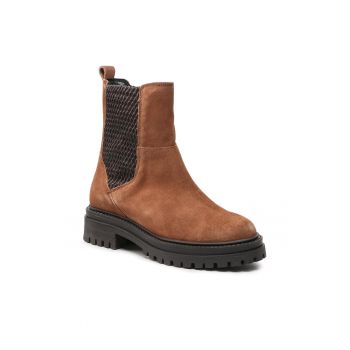 Botine dama -  209929393 - Piele naturala - Maro