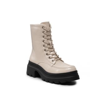 Botine dama -  301728498 - Piele ecologica - Bej