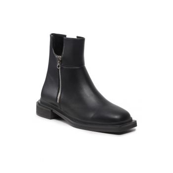 Botine dama -  301728511 - Piele ecologica - Negru