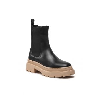 Cizme Chelsea dama -  Piele naturala - Negru