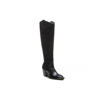 Cizme dama -  301547167 - Piele naturala - Negru