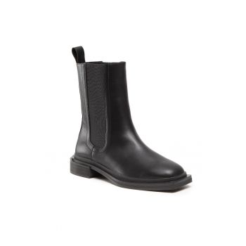 Cizme dama -  301728177 - Piele ecologica - Negru