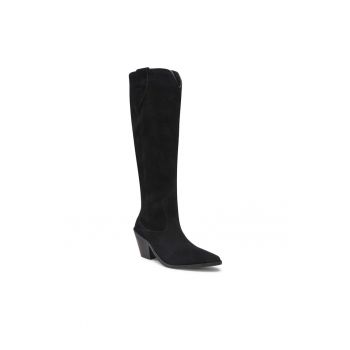 Cizme dama -  Piele naturala - Negru