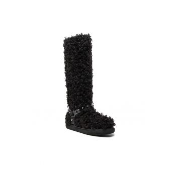 Cizme dama -  Textil - Negru