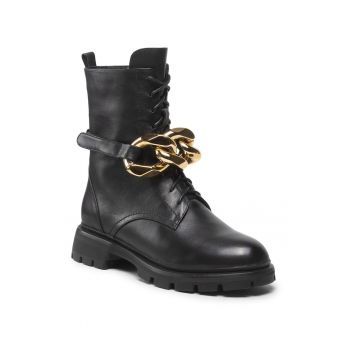 Ghete dama -  301071785 - Piele naturala - Negru
