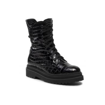 Ghete dama -  301548461 - Piele naturala/Piele lacuita - Negru