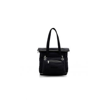 Ghiozdan dama -  93238 - Textil - Negru