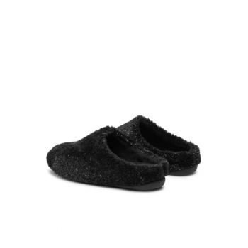 Papuci dama -  303200626 - Negru - Textil