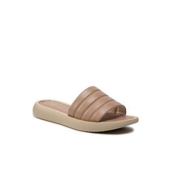Papuci flip-flop dama -  300221815 - Piele naturala - bej