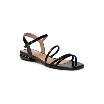 Sandale dama -  300327555 - Piele naturala - Piele lacuita - Negru