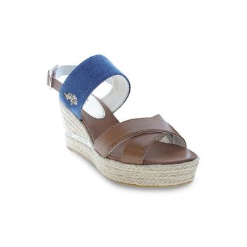 Sandale dama -  302822157 - Piele ecologica - Maro