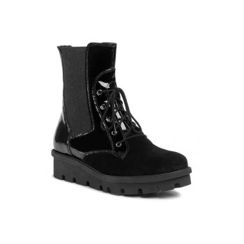 Botine dama -  207524231 - Piele naturala - Negru