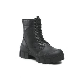 Botine dama -  301224037 - Piele naturala - Negru