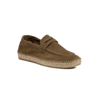 Espadrile barbati -  Piele naturala - Verde