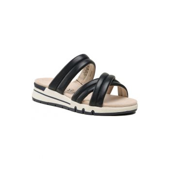 Papuci flip-flop dama -  301925682 - Piele naturala - Albastru