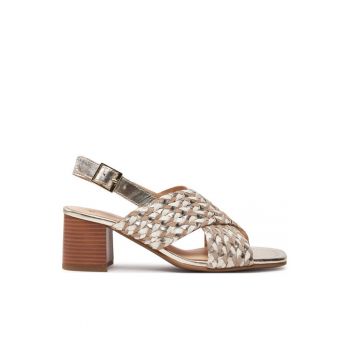 Sandale dama  303784416 - Piele naturala - Ecru