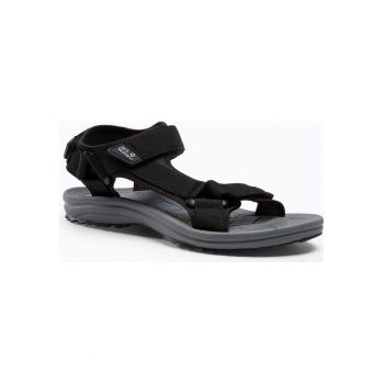 Sandale de trekking pentru barbati -  Material sintetic - Negru