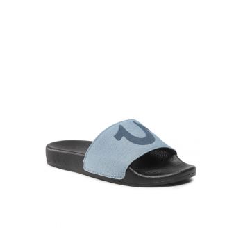 Papuci flip-flop Unisex -  Textil - Albastru
