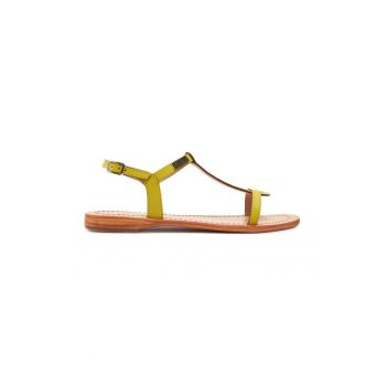 Sandale dama -  304145 - Piele naturala - Maro / Auriu
