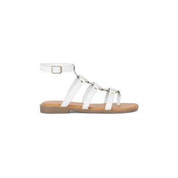 Sandale dama -  590559 - Piele naturala - Alb de firma originale